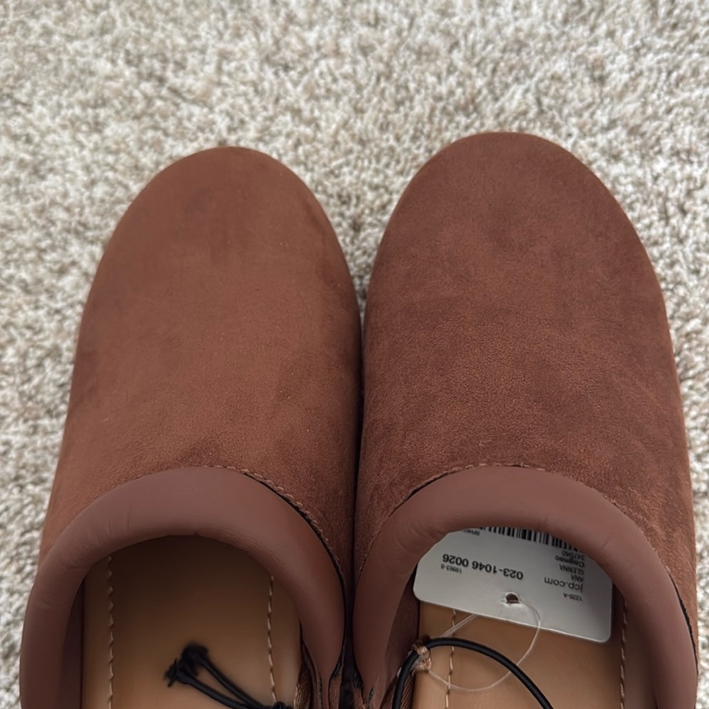 Ana Glenna Cognac clog shoes size 7 medium - Picture 5 of 6